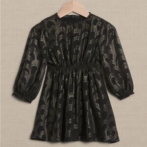 Banana Republic Baby Long Sleeve Metallic Dress